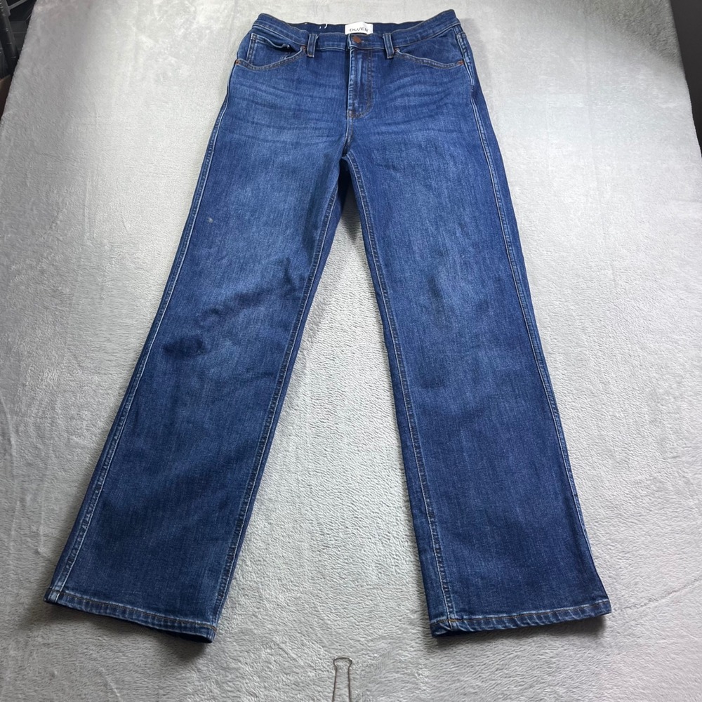 DUER Performance Denim Girlfriend Jeans Indigo Blue 29x31 WFGR4106 Womens